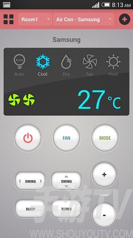智能手机空调遥控器