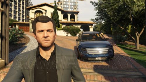 侠盗猎车手5(gta5) 让富兰克林或崔佛进去麦克家方法