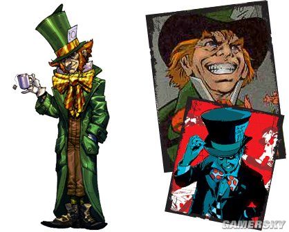 《蝙蝠侠:阿甘疯人院》人物介绍:疯帽人(mad hatter)