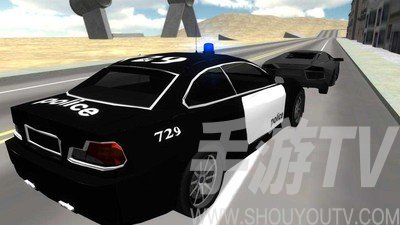 警车漂移3D模拟器