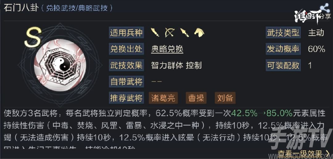 鸿图之下s4新典略技能大全 S4典藏技能一览图片3
