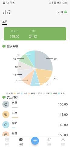 青柠记账本截图