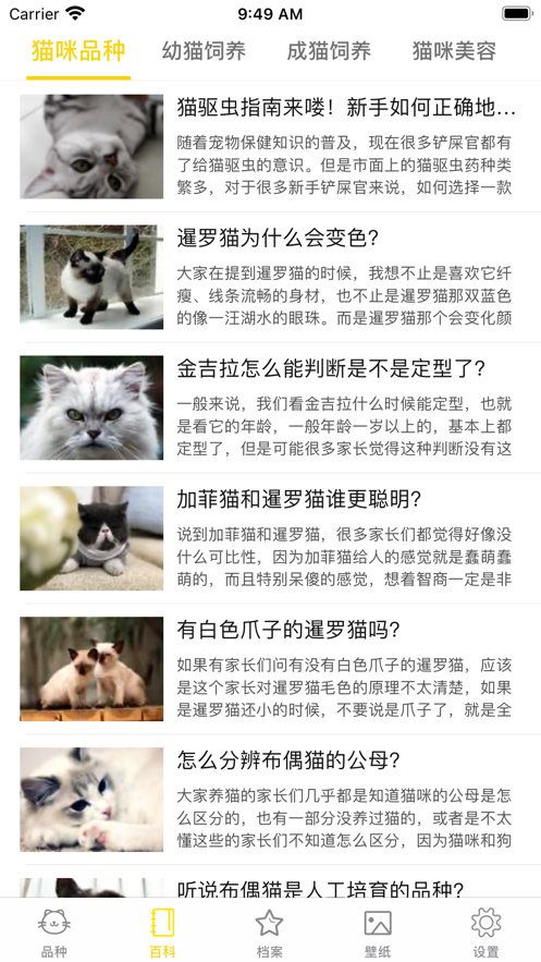 猫猫生活圈截图