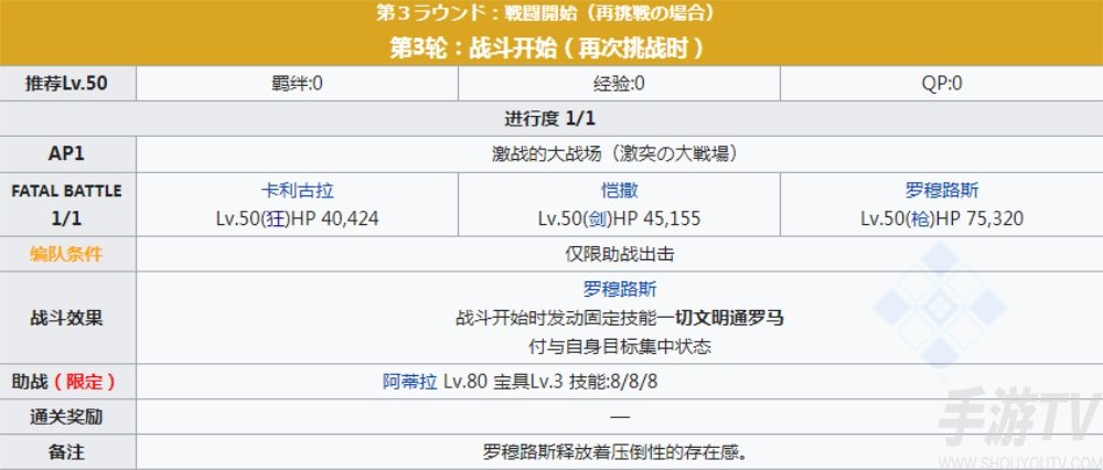fgofr联动活动主线剧情本配置 桌上游戏默示录攻略大全之主线剧情关卡