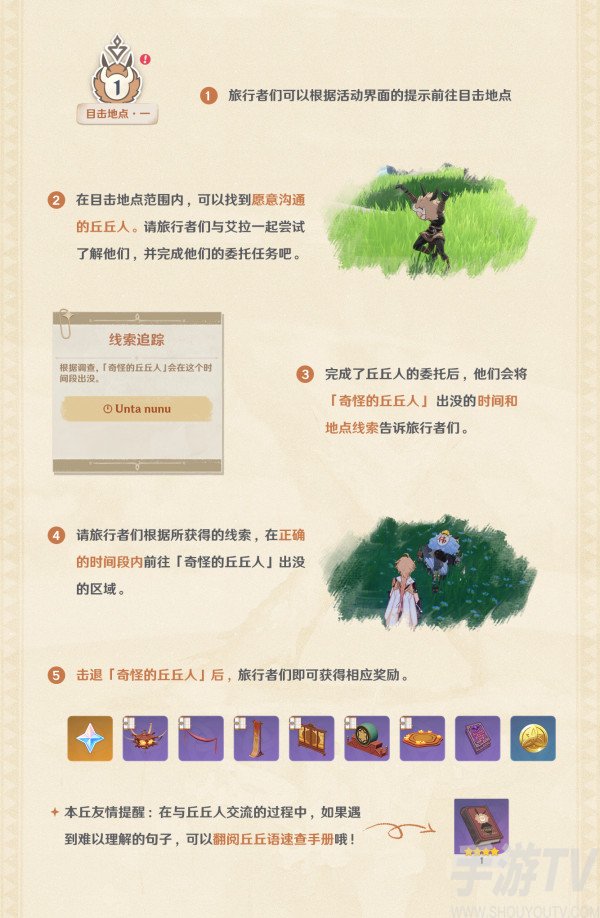 原神折箭觅踪奇怪的丘丘人在哪找？折箭觅踪7个目击地点任务攻略图片4