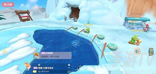 摩尔庄园手游雪山钓鱼场在哪里？雪山钓鱼场位置大全图片1