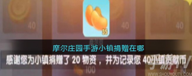 摩尔庄园手游小镇捐赠怎么做 小镇捐赠教程