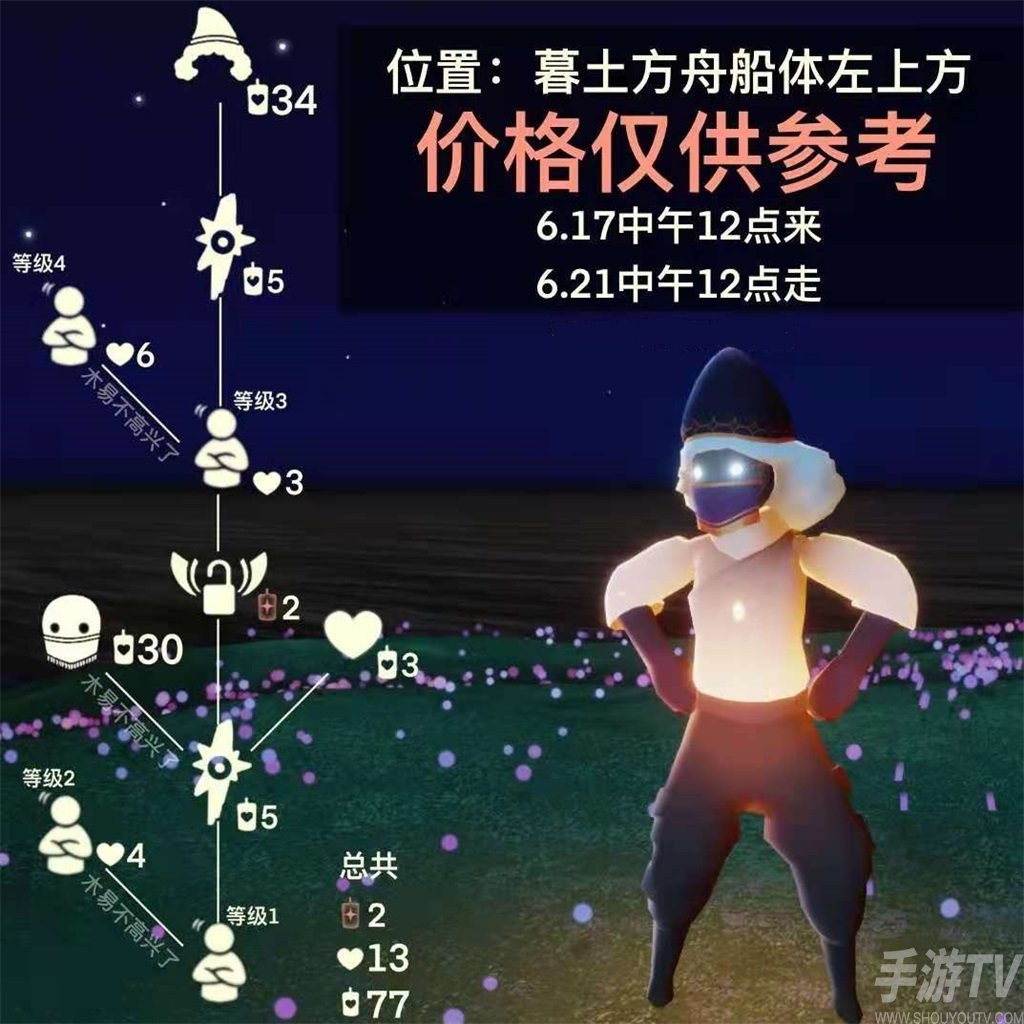 光遇6.17复刻先祖兑换图表 6月17日复刻点头先祖在哪里