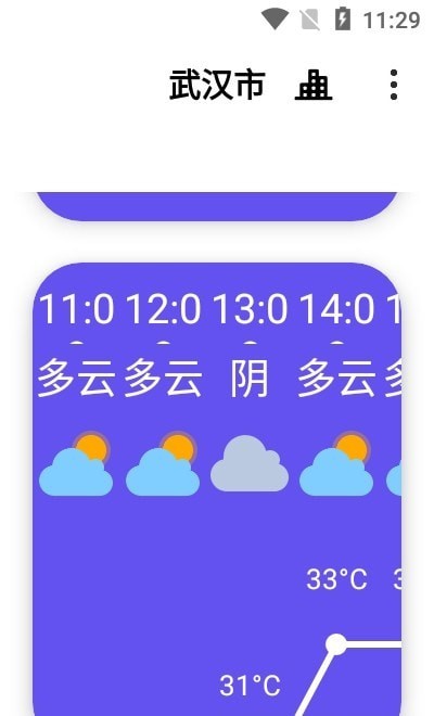 白云天气截图