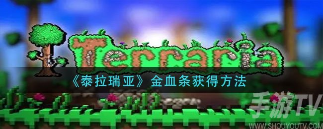 泰拉瑞亚金血条怎么得 血条怎么变金色