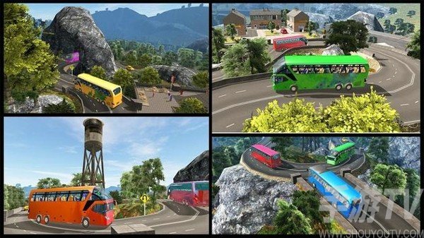 旅游巴士公路驾驶