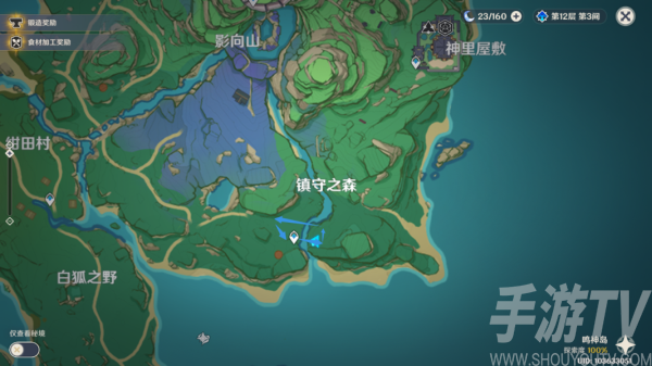 原神2.2稻妻伐木路线介绍 稻妻城伐木路线攻略大全