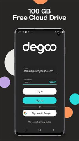 Degoo截图