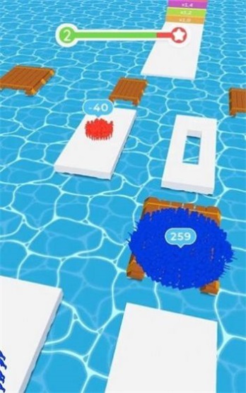 渡河漂流截图