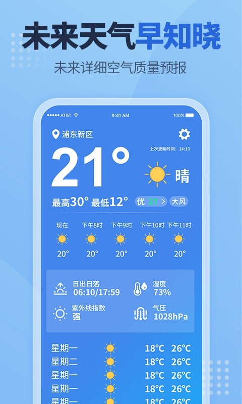 老人天气预报