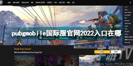 pubgmobile国际服官网入口在哪里 pubgmobile国际服官网2022入口网址分享