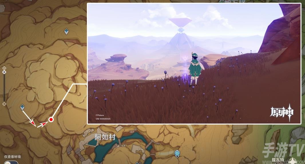 《原神》须弥沙漠观景点攻略