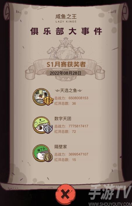 咸鱼之王俱乐部玩法介绍