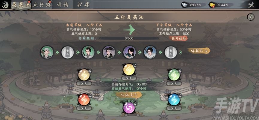 千古江湖梦五行灵药池作用介绍