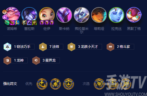 金铲铲之战圣杯七法诺姆希玩法攻略