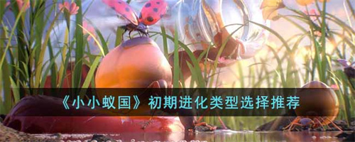 小小蚁国初期进化选择什么类型-选择类型推荐