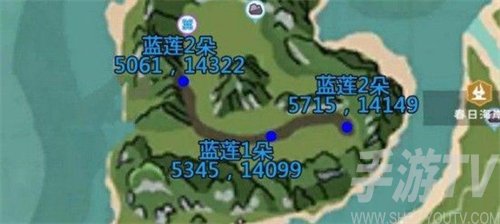 创造与魔法蓝莲位置在哪里 2022最新蓝莲位置图分享
