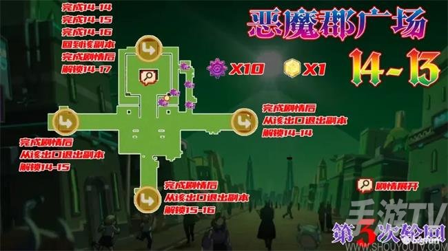 坎公骑冠剑14章恶魔郡怎么过 14章恶魔郡全收集攻略