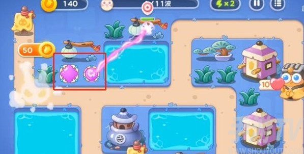 保卫萝卜4阿波道长36关攻略 阿波道长第36关图文通关详解[多图]图片1