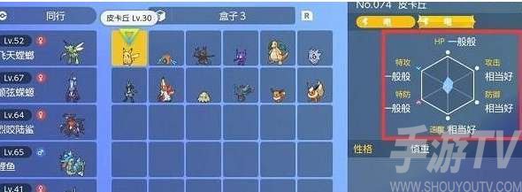 寶可夢朱紫個體值查看方法