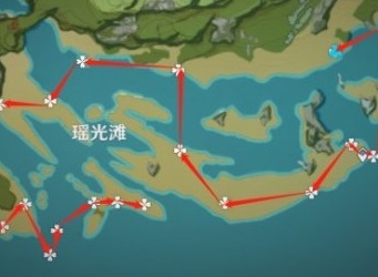 原神星螺采集路線圖是什麼 原神星螺采集路線圖一覽2022