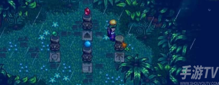 星露穀物語薑島寶石鳥擺放順序攻略