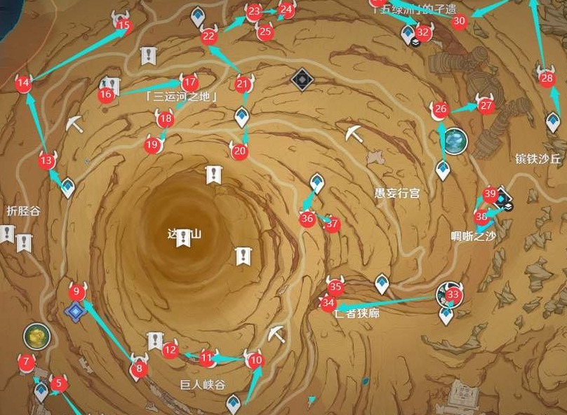 原神3.4千壑之地草神瞳全收集攻略介紹