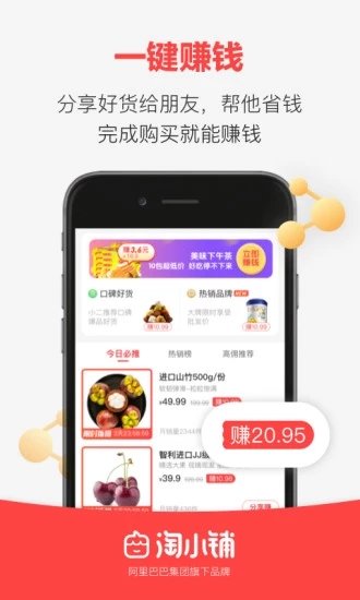 淘宝淘小铺截图