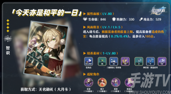 崩壞星穹鐵道四星光錐今天亦是和平的一天測評