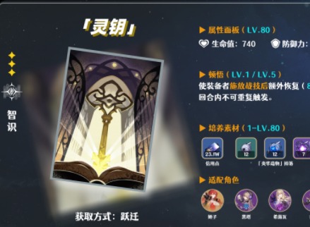 崩壞星穹鐵道三星光錐靈鑰測評