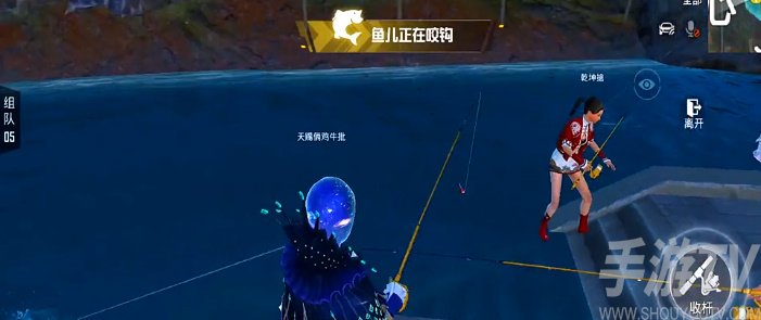 和平精英綠洲世界怎麼釣魚