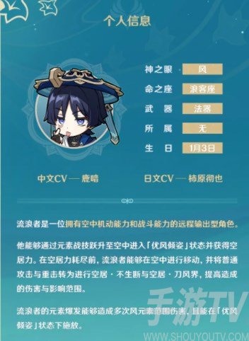 原神3.8散兵突破材料是什么 3.8版本散兵突破材料一览[多图]图片1