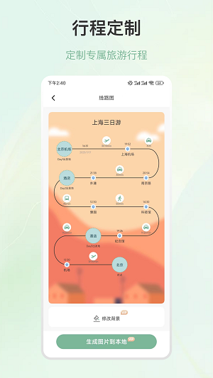 行程规划截图