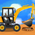 建築工地和卡車