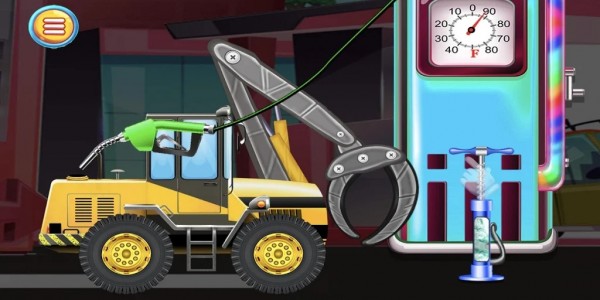 建築工地和卡車