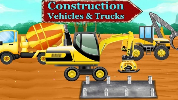 建築工地和卡車