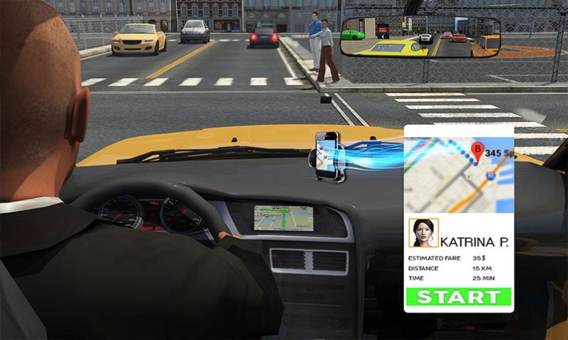 出租車司機駕駛模擬