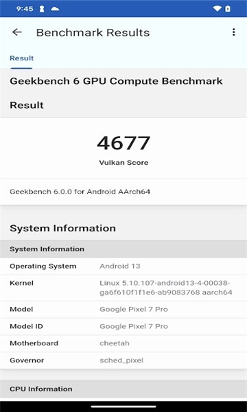 Geekbench6安卓截图