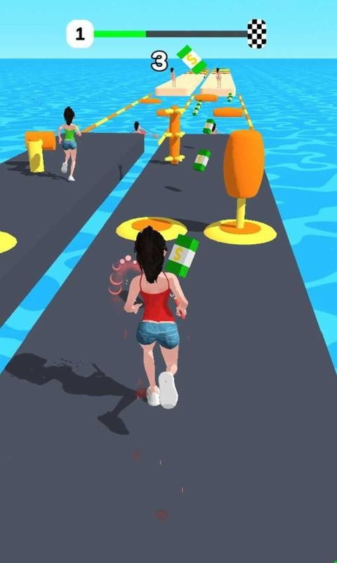 女孩接力賽3D