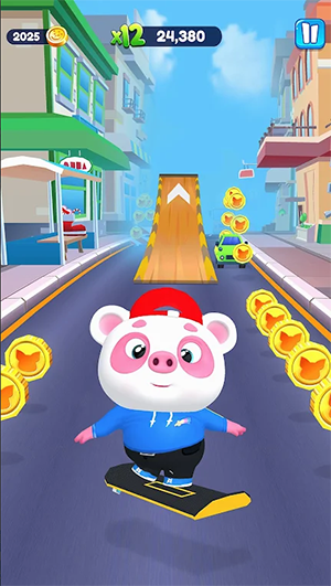 小豬熊貓跑酷3D
