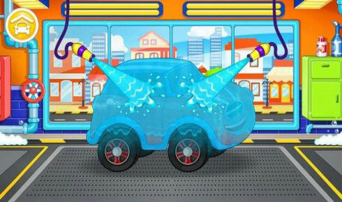 汽車清洗模擬截圖