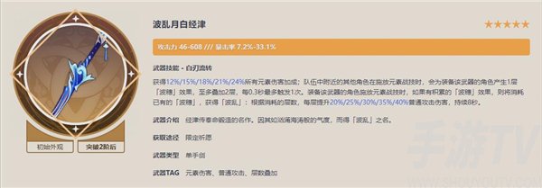 原神波乱月白经津突破材料需要什么 波乱月白经津突破材料介绍