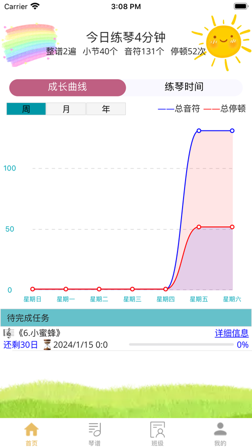 咕嘟练琴