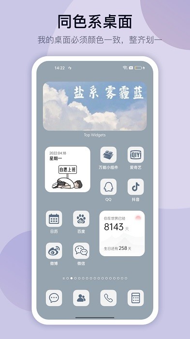 top widgets灵动岛截图