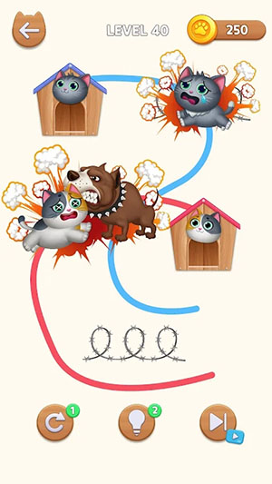 猫咪冲刺画线到家截图